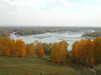 Осень. Острова Катуни.